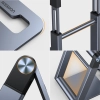  Składana podstawka stojak pod smartfon statyw na telefon szary - zdj. dodatkowe 2
