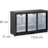  Lodówka chłodziarka barowa na napoje przeszklona 318 l 220 W - zdj. dodatkowe 6