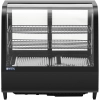  Witryna chłodnicza ekspozycyjna przeszklona 3 poziomy 100 l - czarna - zdj. dodatkowe 1