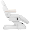  Fotel kosmetyczny do tatuażu masażu spa z pilotem SAN MARINO - biały - zdj. dodatkowe 7