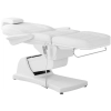  Fotel kosmetyczny do tatuażu masażu spa elektryczny BATTIPAGLIA - biały - zdj. dodatkowe 4