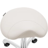  Taboret stołek hoker kosmetyczny siodłowy na kółkach York do 150 kg beżowy - zdj. dodatkowe 2