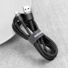  Wytrzymały elastyczny kabel przewód USB USB-C QC3.0 3A 1M czarno-szary - zdj. dodatkowe 3