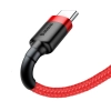  Wytrzymały elastyczny kabel przewód USB USB-C QC3.0 2A 2M czerwony - zdj. dodatkowe 1