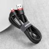  Wytrzymały elastyczny kabel przewód USB USB-C QC3.0 2A 2M czarno-czerwony - zdj. dodatkowe 3