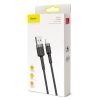  Wytrzymały nylonowy kabel przewód USB Iphone Lightning QC3.0 2A 3M czarno-szary - zdj. dodatkowe 8