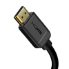  Kabel przewód HDMI 2.0 4K 60 Hz 3D HDR 18 Gbps 1 m czarny - zdj. dodatkowe 1