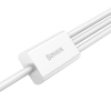  Superior 3w1 kabel USB Iphone Lightning USB-C microUSB 3.5 A 1.5 m Biały - zdj. dodatkowe 2