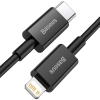  Superior kabel przewód USB-C Iphone Lightning do szybkiego ładowania 20W 1m czarny - zdj. dodatkowe 1