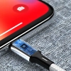  Kabel przewód USB Iphone Lightning 2.4A 1m czarny - zdj. dodatkowe 7