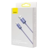  Kabel przewód do szybkiego ładowania i transferu danych USB Iphone Lightning 2.4A 2m fioletowy - zdj. dodatkowe 4