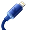  Kabel przewód do szybkiego ładowania i transferu danych USB-C Iphone Lightning 20W 2m niebieski - zdj. dodatkowe 6