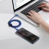  Kabel przewód do szybkiego ładowania i transferu danych USB-C USB-C 100W 1.2m niebieski - zdj. dodatkowe 8