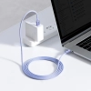  Kabel przewód do szybkiego ładowania i transferu danych USB-C USB-C 100W 2m fioletowy - zdj. dodatkowe 9