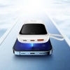  Qpow powerbank 10000mAh wbudowany kabel USB Typu C 22.5W Quick Charge biały - zdj. dodatkowe 10