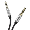  Yiven M30 przewód kabel audio stereo AUX 3.5 mm męski mini jack 1m srebrno-czarny - zdj. dodatkowe 7