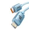  Kabel przewód USB-C Iphone Lightning szybkie ładowanie 20W 1.2m niebieski - zdj. dodatkowe 1