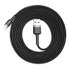  Wytrzymały kabel przewód w oplocie USB do iPhone Lightning QC3 2m - czarny - zdj. dodatkowe 5