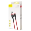  Wytrzymały nylonowy kabel przewód USB - iPhone Lightning QC3 3m - czerwony - zdj. dodatkowe 8