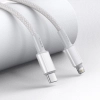  Kabel przewód do iPhone USB-C - Lightning szybkie ładowanie 20W 2m - biały - zdj. dodatkowe 8
