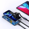  Ładowarka samochodowa 2w1 USB-C + iPhone Lightning zwijany przewód 75cm 30W - czarny - zdj. dodatkowe 8