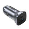  Szybka ładowarka samochodowa USB-A i USB-C 30W PD PPS - szara - zdj. dodatkowe 5