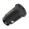  Mini ładowarka samochodowa do telefonu 2x USB Grain Car Charger czarny - zdj. dodatkowe 3