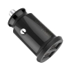  Mini ładowarka samochodowa do telefonu 2x USB Grain Car Charger czarny - zdj. dodatkowe 4
