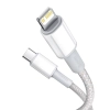  Kabel do szybkiego ładowania Iphone USB-C - Lightning Power Delivery 20W 1m biały - zdj. dodatkowe 2