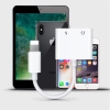  Adapter przejściówka rozdzielacz słuchawkowy iPhone Lightning - 2x Lightning biały - zdj. dodatkowe 10
