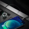  Ładowarka samochodowa USB-C USB 24W Power Delivery Quick Charge szary - zdj. dodatkowe 9