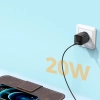  Szybka ładowarka sieciowa USB-C 20W Power Delivery Quick Charge 3.0 AFC czarna - zdj. dodatkowe 3