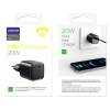  Szybka ładowarka sieciowa USB-C 20W Power Delivery Quick Charge 3.0 AFC czarna - zdj. dodatkowe 4