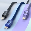  Kabel przewód USB - Lightning do szybkiego ładowania i transferu danych 1.2m niebieski - zdj. dodatkowe 8