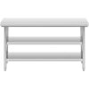  Stół blat roboczy stalowy nierdzewny z 2 półkami 150x70cm - zdj. dodatkowe 4