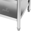  Stół blat roboczy stalowy nierdzewny z 2 półkami 150x60cm - zdj. dodatkowe 3