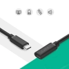  Przedłużacz do kabla przewodu USB-C 3.1 0.5m czarny - zdj. dodatkowe 2