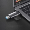  Uniwersalny czytnik kart SD micro SD na USB 3.0 i USB-C 3.0 szary - zdj. dodatkowe 2