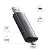  Uniwersalny czytnik kart SD micro SD na USB 3.0 i USB-C 3.0 szary - zdj. dodatkowe 6