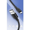  Kabel przewód USB - micro USB 2A 2m czarny - zdj. dodatkowe 2