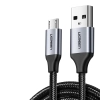  Kabel przewód USB - micro USB 1m szary - zdj. dodatkowe 1