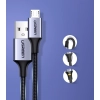  Kabel przewód USB - micro USB 1m szary - zdj. dodatkowe 6