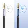  Przewód kabel przedłużacz do słuchawek AUX 3.5mm mini jack 1m srebrny - zdj. dodatkowe 6