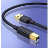  Kabel przewód do drukarki USB 2.0 - USB-B 1.5m czarny - zdj. dodatkowe 1