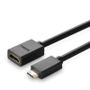  Przejściówka adapter kabel HDMI żeński - mini HDMI męski 4K 60Hz HEC ARC 22cm czarny - zdj. dodatkowe 8