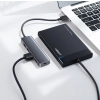  HUB Rozdzielacz USB-C - 4x USB 3.2 z portem zasilania USB-C szary - zdj. dodatkowe 5