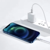  Kabel przewód do iPhone USB Typ C - Lightning Power Delivery 20W 1m biały - zdj. dodatkowe 7