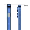  Ultra cienkie przezroczyste etui z metaliczną ramką do iPhone 12 Pro czarny - zdj. dodatkowe 3