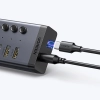  7w1 Wielofunkcyjny HUB rozdzielacz USB-C - 7x USB 3.0 PD DC 12V szary - zdj. dodatkowe 10