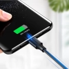  Kabel przewód przejściówka USB - USB-C Quick Charge 3.0 3A 0.25m czarny - zdj. dodatkowe 5